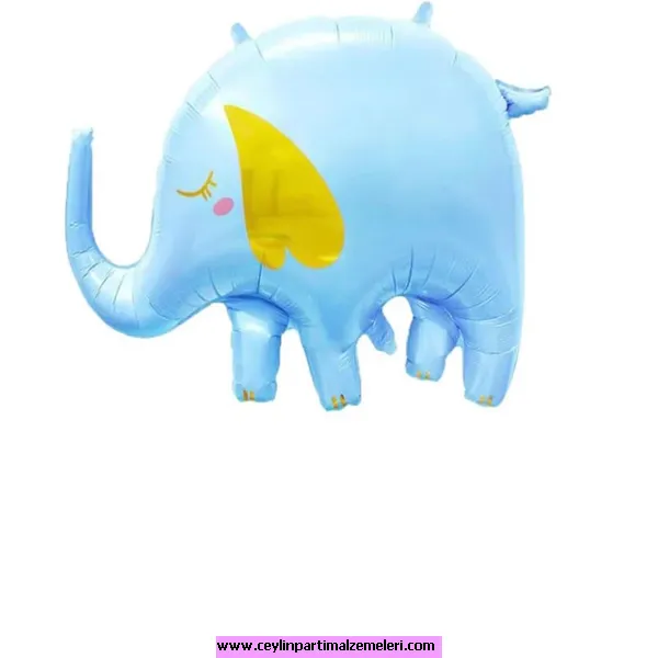 Mavi Fil Folyo Balon